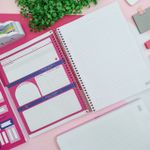 Caderno Espiral Capa Dura Universitário Love Pink 10 Matérias 160 Folhas 20 x 27,5 cm - Tilibra