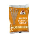 Palito de Picolé Redondo de Madeira Cru 100 Unidades - Estilo