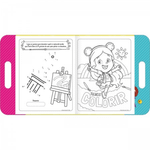 Kit Maleta para Colorir Maria Clara e JP com 68 Adesivos - Tilibra