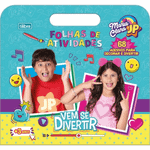 Kit Maleta para Colorir Maria Clara e JP com 68 Adesivos - Tilibra