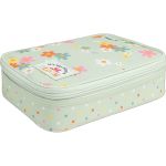 Estojo Box Académie Floral Verde Tom Pastel - Tilibra
