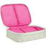 Estojo Box Académie Floral Verde Tom Pastel - Tilibra