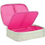 Estojo Box Académie Floral Verde Tom Pastel - Tilibra