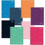 Caderno 1/4 Lunix Colorido Espiral Capa Dura 14 x 20 cm 80 Folhas - Tilibra