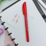 Caneta Esferográfica Ultra Bold 1.0 mm (Azul, Preto, Rosa, Roxo e Vermelho) - Cis