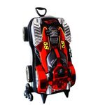 Mochila com Rodinhas 3D Max HotWheels Vermelha Grande