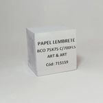 Papel Lembrete  Bloco de Anotações Branco 75 x 75 mm 700 Folhas 80 g/m² - Art&Art