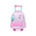 Mochila Infantil Com Rodinhas Lilica Ripilica Bubbles - Pacific 