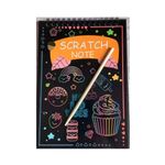 Caderno de Colorir Bloco Mágico Scratch Note com 10 Folhas - Yins
