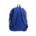 Mochila Escolar De Costas New York Floral Azul Escuro - Clio Style