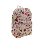Mochila Escolar Donuts (Cinza) - Clio Style 
