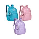 Mochila Esc Rebecca BonBon ( Verde, Lilás e Rose) - Clio Style