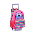 Mochila Com Rodinhas Coruja Bubu - Clio Style