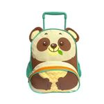 Mochila Com Rodinhas Pets (Panda, Leão, Urso) CP723840B - Clio Style