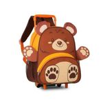 Mochila Com Rodinhas Pets (Panda, Leão, Urso) CP723840B - Clio Style