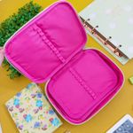 Estojo Box Académie Floral Verde Tom Pastel - Tilibra