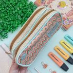 Estojo Duplo Grande Académie Sunshine Nude Tom Pastel - Tilibra