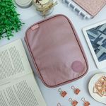 Estojo Box Académie Metalizado Rosé - Tilibra