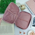 Estojo Box Académie Metalizado Rosé - Tilibra
