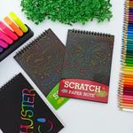 Caderno de Colorir Bloco Mágico Scratch Note com 10 Folhas - Yins