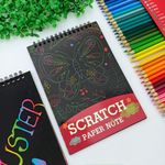 Caderno de Colorir Bloco Mágico Scratch Note com 10 Folhas - Yins