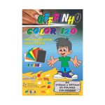 Papel Criativo 120g 8 Cores 25 Folhas 21 x 29 cm- Off Paper