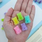 Kit Mini Borracha Ursinhos Jelly 5 Cores - Acrilex