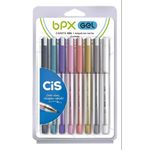 Kit Canetas Gel Bpx 0.7 mm 8 Cores - Cis
