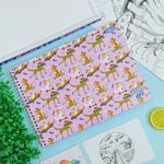 Caderno de Cartografia e Desenho Milimetrado D+ Feminino 96 folhas - Tilibra