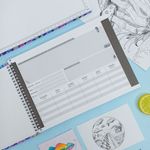 Caderno de Cartografia e Desenho Milimetrado D+ Feminino 96 folhas - Tilibra