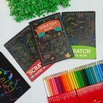 Caderno de Colorir Bloco Mágico Scratch Note com 10 Folhas - Yins