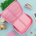 Estojo Rosa Box Happy - Tilibra