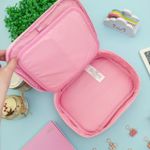 Estojo Rosa Box Happy - Tilibra