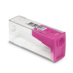 Apontador com Depósito Transparente Retângular Tradicional - Faber-Castell