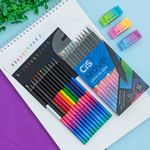 Lápis de Cor Triangular Cis Move 12 Cores - Cis