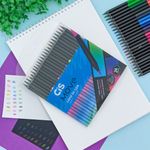 Lápis de Cor Triangular Cis Move 24 Cores - Cis