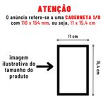 Caderneta West Village Espiral 1/8 11 x 15,4 cm 80 Folhas Pautadas - Tilibra
