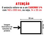 Caderno 1/4 Espiral Musica 40 Folhas 14 x 20 cm - São Domingos