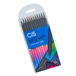 Lápis de Cor Triangular Cis Move 12 Cores - Cis