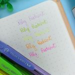 Kit com 5 Canetas Neon Esferográficas Retrátil Poly Radiant 0.7 mm - Faber-Castell