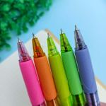 Kit com 5 Canetas Neon Esferográficas Retrátil Poly Radiant 0.7 mm - Faber-Castell