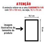Caderneta Zuri Espiral 1/8 10,1 x 15 cm 80 Folhas - São Domingos