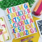 Caderno Colegial Argolado Be Nice LETRAS 160 Folhas 21 x 26 cm - Tilibra