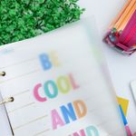 Caderno Colegial Argolado Be Nice LETRAS 160 Folhas 21 x 26 cm - Tilibra