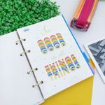 Caderno Colegial Argolado Be Nice LETRAS 160 Folhas 21 x 26 cm - Tilibra