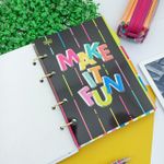 Caderno Colegial Argolado Be Nice LETRAS 160 Folhas 21 x 26 cm - Tilibra