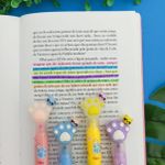 Caneta Marca Texto Formato de Patinha de Gato 3 Cores - Interponte