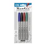Kit com 4 Marcadores permanente Markee - Cis