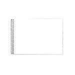Caderno de Cartografia e Desenho Pepper 80 folhas sem pauta Azul - Tilibra