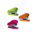 Mini Grampeador 26/6 5,5 cm Colorido (Laranja, Rosa e Verde) PR2127 - Dotad